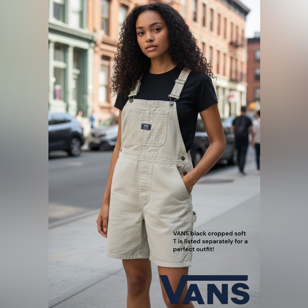 Vans Women's Soft MINT  Denim Overalls size M